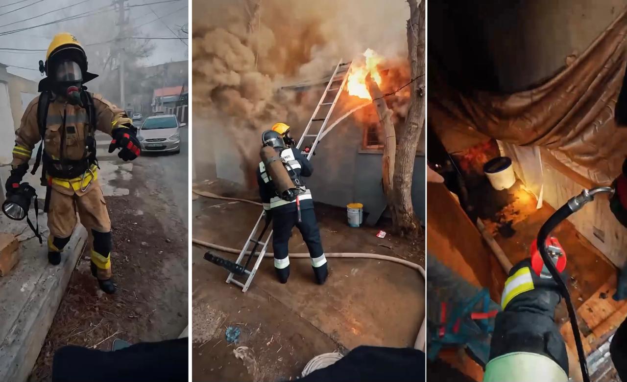 Пенсионер получил тяжёлые травмы при пожаре киоска в Атырау